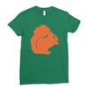 squirrel Ladies Fitted T-Shirt