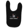 party animal Baby Bibs