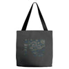 ascii night Tote Bags