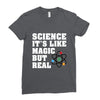 Science It's Like Magic But Real Ladies Fitted T-Shirt
