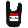 title of day of the week tuesday day of the week Baby Bibs