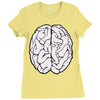 male brain Ladies Fitted T-Shirt