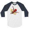 pew pew deadpool 3/4 Sleeve Shirt
