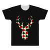 christmas deer All Over Men's T-shirt