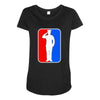 bestaande uit militair Maternity Scoop Neck T-shirt