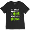 my broom broke! so now i nurse V-Neck Tee