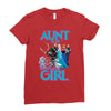 aunt of the birthday girl Ladies Fitted T-Shirt