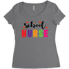 School Nurse Women's Triblend Scoop T-shirt