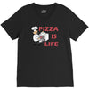 pizza is love pizza is life V-Neck Tee