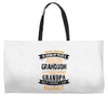 Super Cool Grandson Of A Freaking Awesome Grandpa Weekender Totes