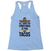 i love you and tacos. Racerback Tank