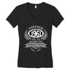 vintage quality without compromise 1961 aged to perfection Women's V-Neck T-Shirt
