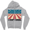I Don't Kneel Zipper Hoodie