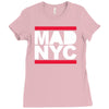 mad nyc new york city run fashion baseball jersey Ladies Fitted T-Shirt