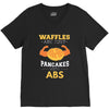 waffles are just pancakes with abs V-Neck Tee