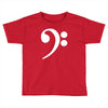 bass cleff funny Toddler T-shirt