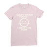 i cant brain today Ladies Fitted T-Shirt