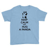 keep calm and hug a panda Youth Tee