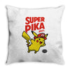 super pika bros Throw Pillow