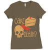 cake or death Ladies Fitted T-Shirt