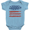 us flag Baby Bodysuit