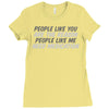 people like you Ladies Fitted T-Shirt