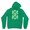 sad alien and daisy nineties grunge pattern Unisex Hoodie