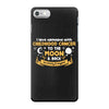 I Love Someone with Childhood Cancer to The Moon and Back to Infinity iPhone 7 Case