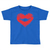 lip print heart Toddler T-shirt