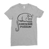 awesome possum Ladies Fitted T-Shirt
