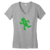 cactuar final fantasy Women's V-Neck T-Shirt