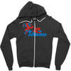 1970s retro tv show the new avengers Zipper Hoodie
