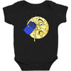 time travel to the moon Baby Bodysuit