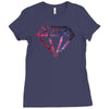 Galaxy diamond Ladies Fitted T-Shirt