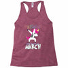 Unicorns are Born in March Dabbing Racerback Tank