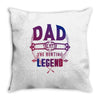 the hunting legend Throw Pillow