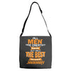 all men are created equal but only the best are born in january 1 Adjustable Strap Totes