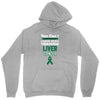 you can't scare or beat me i have been through liver cancer Unisex Hoodie