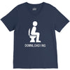 downloading ! funny white sex V-Neck Tee