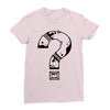 question mark Ladies Fitted T-Shirt