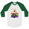 Ceremony of Love with Rainbow Colors 3/4 Sleeve Shirt