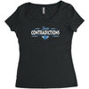 contradictions Women's Triblend Scoop T-shirt