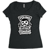 young Women's Triblend Scoop T-shirt