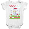 most wanted beard man this christmas Baby Bodysuit