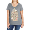 bad tempered rodents Ladies Curvy T-Shirt