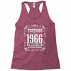 vintage made in 1966 perfectly aged a living legend Racerback Tank