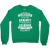 Super Cool Grammy Of A Freaking Awesome Grandson Crewneck Sweatshirt