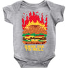 burger fever Baby Onesie