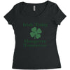 irish today hungover tomorrow Women's Triblend Scoop T-shirt