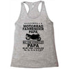 motorrad papa Racerback Tank